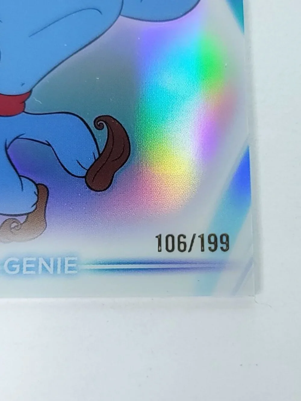 Genie Topps 2026 Disney Neon Holo Chrome Refractor Limited 106/199 CNE